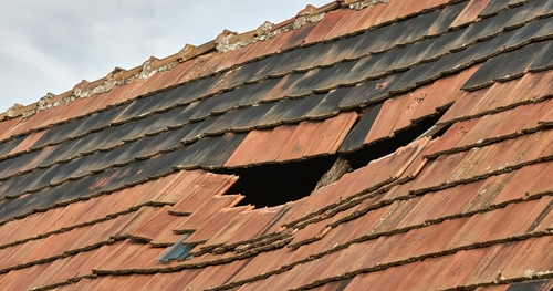 Broken Roofing